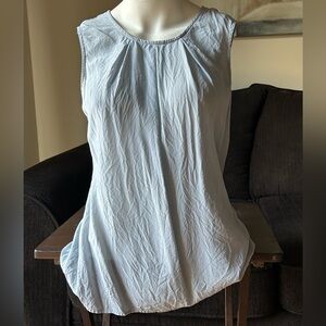 Light blue silk blouse - size S